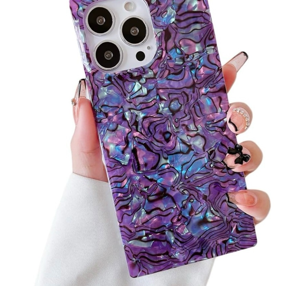 Cocomii 11 Pro Max iPhone Purple Iridescent Phone Case - Picture 2 of 3